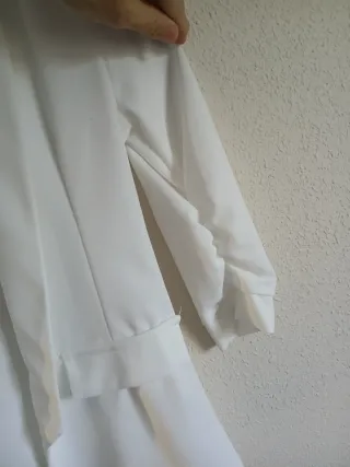 Chaqueta blazer blanca
