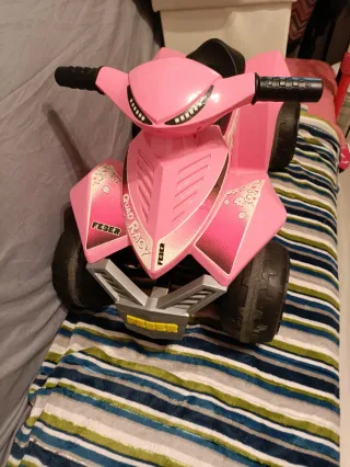 Quad infantil rosa Quad Racy