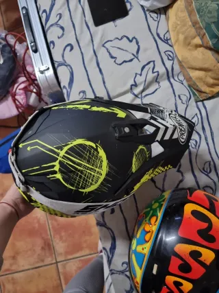 Casco de cross Shot con gafas