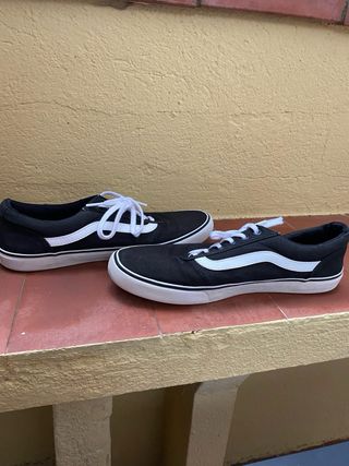 Vintage / Retro Vans Old Skool Black Canvas
