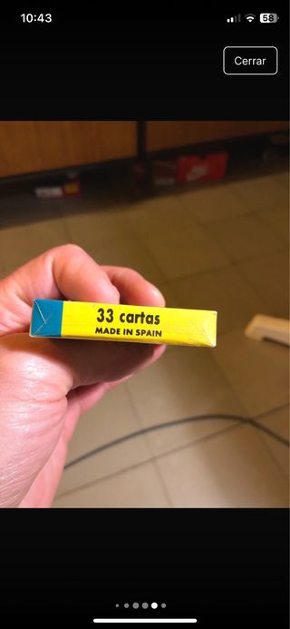 Cartas Fournier Chip & Chop.