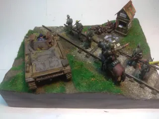 Diorama Militar División Azul Borisov