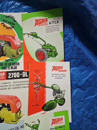 Lote 13 Catálogos Agria Motoazada Motocultor