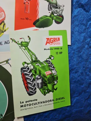 Lote 13 Catálogos Agria Motoazada Motocultor