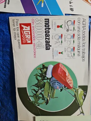 Lote 13 Catálogos Agria Motoazada Motocultor