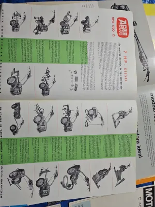 Lote 13 Catálogos Agria Motoazada Motocultor