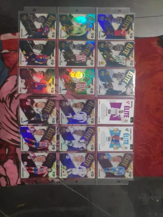 Panini Élite 34 cromos (17 firmas, 17 sin)