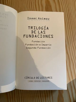 Trilogía de la fundaciones.
