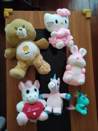 Lote de 6 peluches