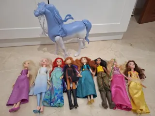 Muñecas Princesas Disney con Caballo
