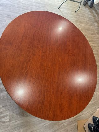 Mesa redonda madera oficina/comedor