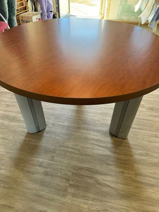 Mesa redonda madera oficina/comedor