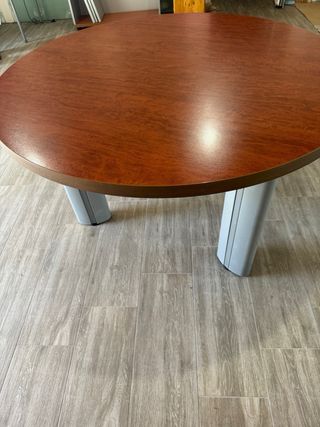 Mesa redonda madera oficina/comedor