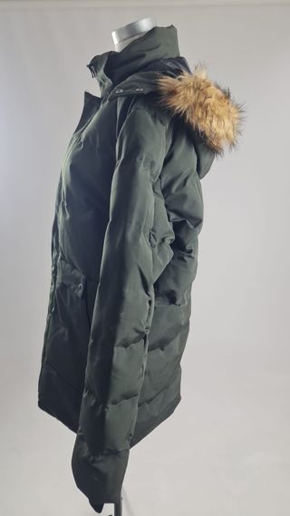 Parka verde hombre con capucha