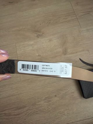 Riñonera Michael Kors Marrón Cadena Dorada