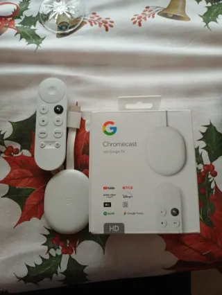 Chromecast con Google TV color blanco
