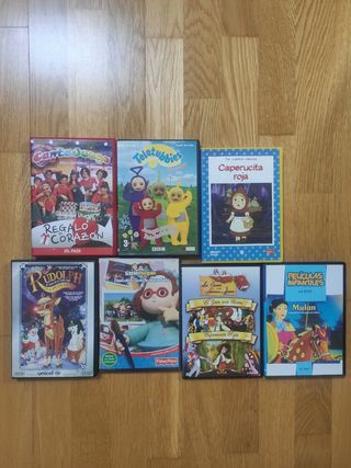 DVDs películas dibujos animados