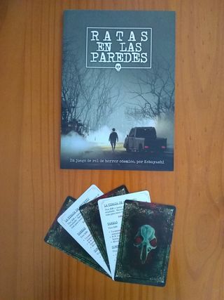 RATAS EN LAS PAREDES + CARTAS REFERENCIA JUEGO ROL