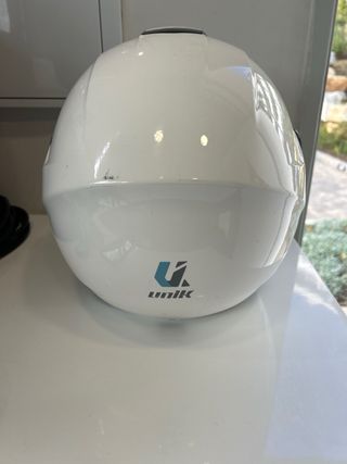 Casco Moto Blanco Talla XXL