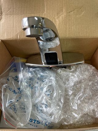 Grifo Automático Sensor Negro y Plata