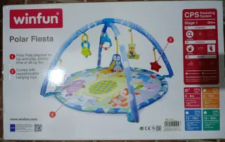 Manta de juegos para bebé con su caja