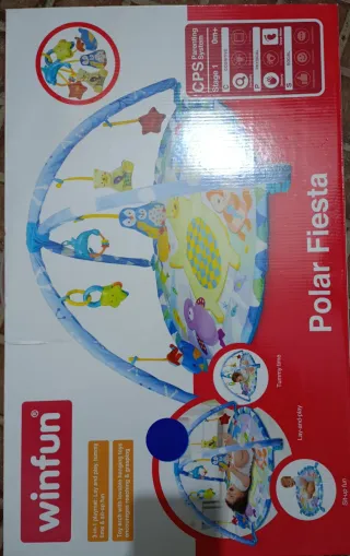 Manta de juegos para bebé con su caja