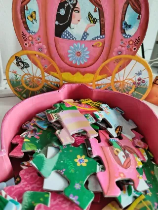 Puzzle Carroza Princesa Djeco 54 Piezas