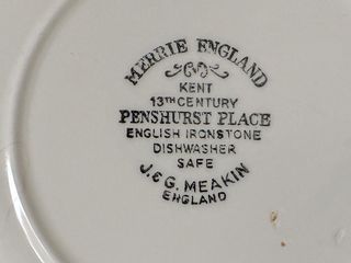 🇬🇧 Plato porcelana azul y blanco