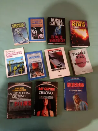 Libros de terror y ciencia-ficción