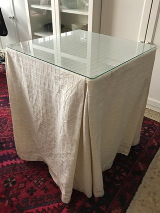 Mesa camilla cuadrada pequeña