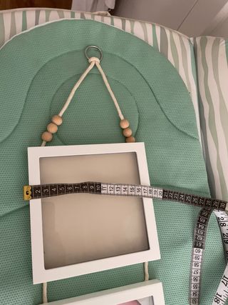 Marco de fotos doble colgante