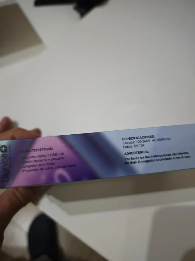 Cargador USB DigiVolt QC-2455 3.0A Carga Rápida