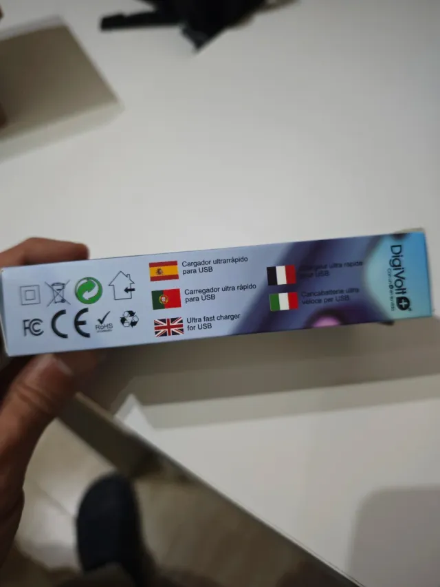 Cargador USB DigiVolt QC-2455 3.0A Carga Rápida