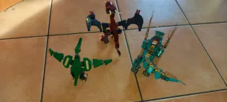 LEGO lotto 3 draghi lego originali in foto!
