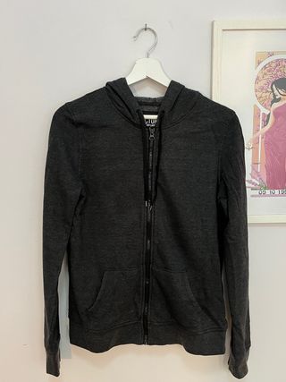 Sudadera Victoria's Secret Gris Cremallera