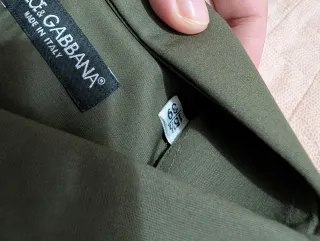 Camicia Dolce & Gabbana verde oliva