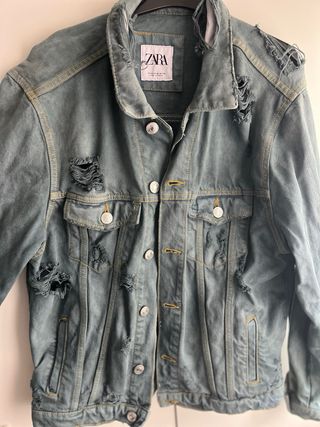 Chaqueta vaquera Zara estilo urbano Talla M