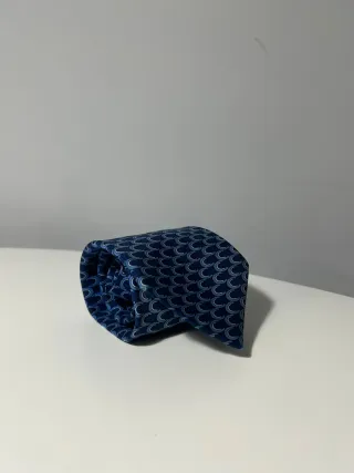 Corbata Celine Azul Multicolor