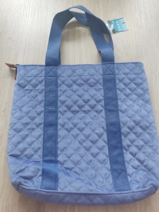 Bolso Tote Roxy Azul Acolchado