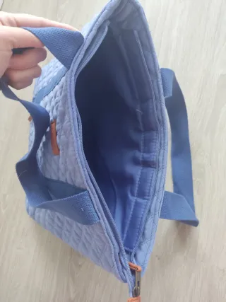 Bolso Tote Roxy Azul Acolchado