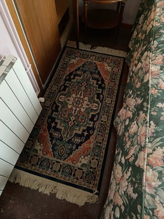 Alfombra grande diseño oriental con 2 pequeñas