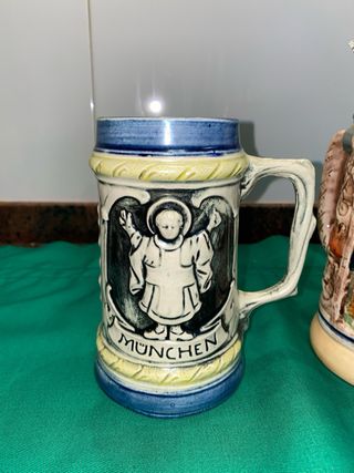 PACK DE DOS JARRAS DE CERÁMICA DE CERVEZA ALEMANAS