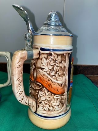 PACK DE DOS JARRAS DE CERÁMICA DE CERVEZA ALEMANAS