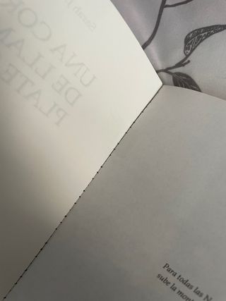 Una corte de llamas plateadas