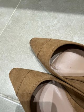 Zapatos de ante marrones