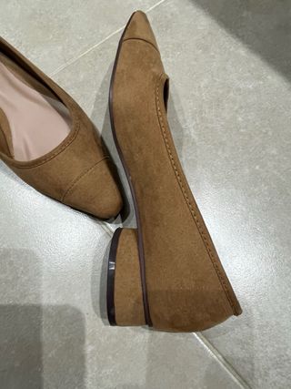 Zapatos de ante marrones