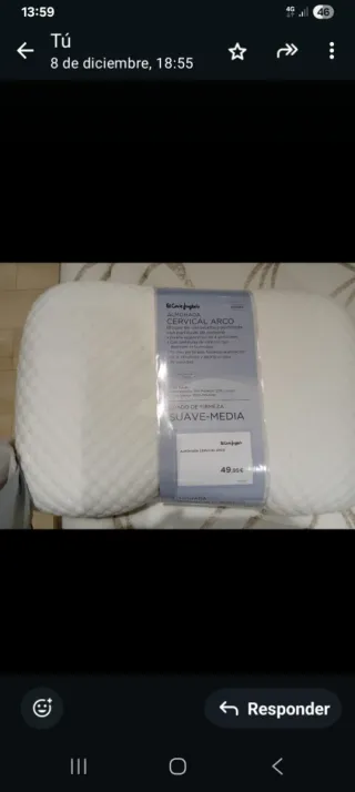 Almohada Cervical El Corte Inglés Viscoelástica