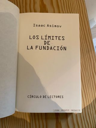 Los límites de la Fundación.