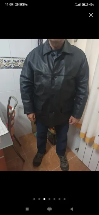 Chaqueta de Piel Sath Knight Talla M