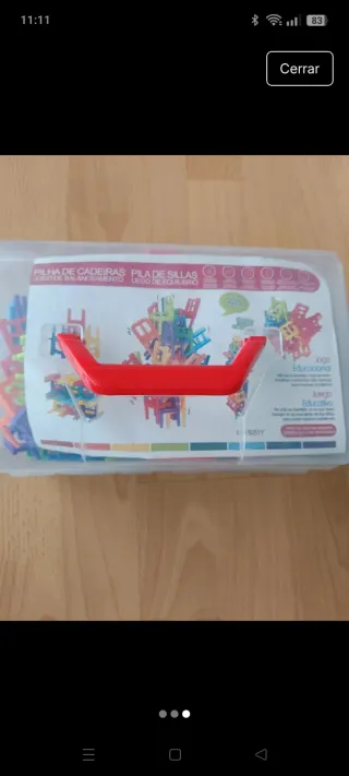 Juego de equilibrio Pila de Sillas